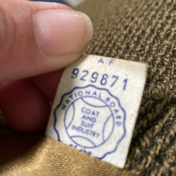 Stunning olive green vintage Shagmoor May Co. Coat fur collar small /medium - Picture 9 of 10